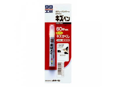 Краска-карандаш для царапин Soft99 KIZU PEN красный